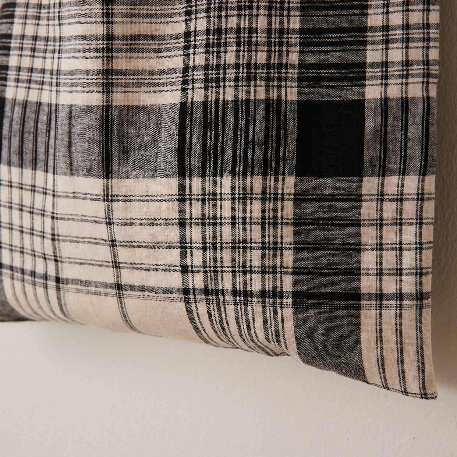 Yarn Dyed Linen Cotton Blend Banshu-ori Check Fabric