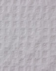 Waffle Squares Textured Cotton Lawn - White NFA-65960-961