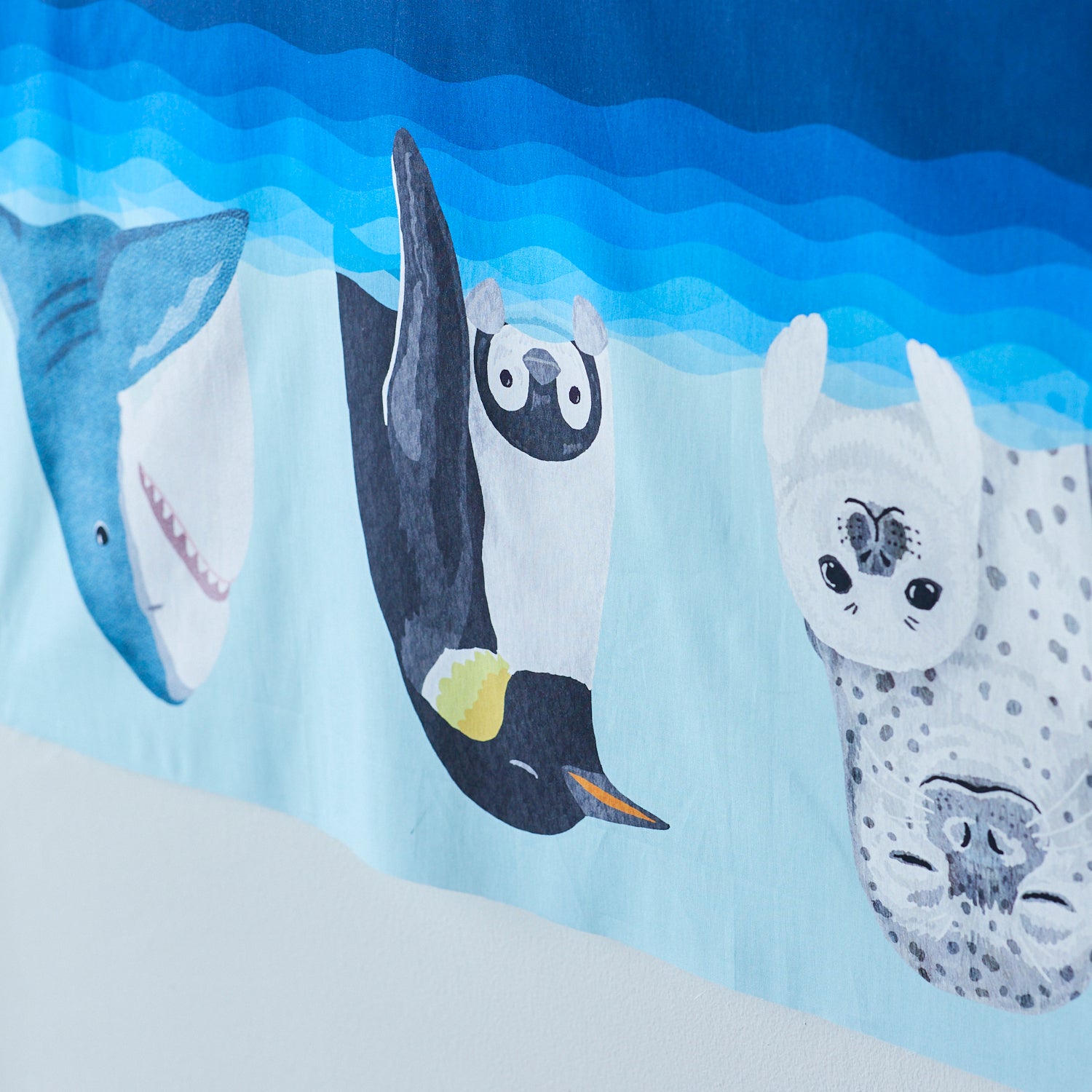 Home Deco Sea Animal Friends Cotton Sheeting YGA-79020-2
