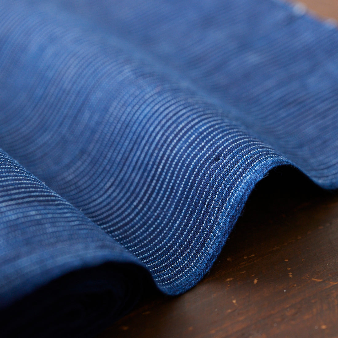 Natural Indigo Yarn-dyed Cotton MF-001-1