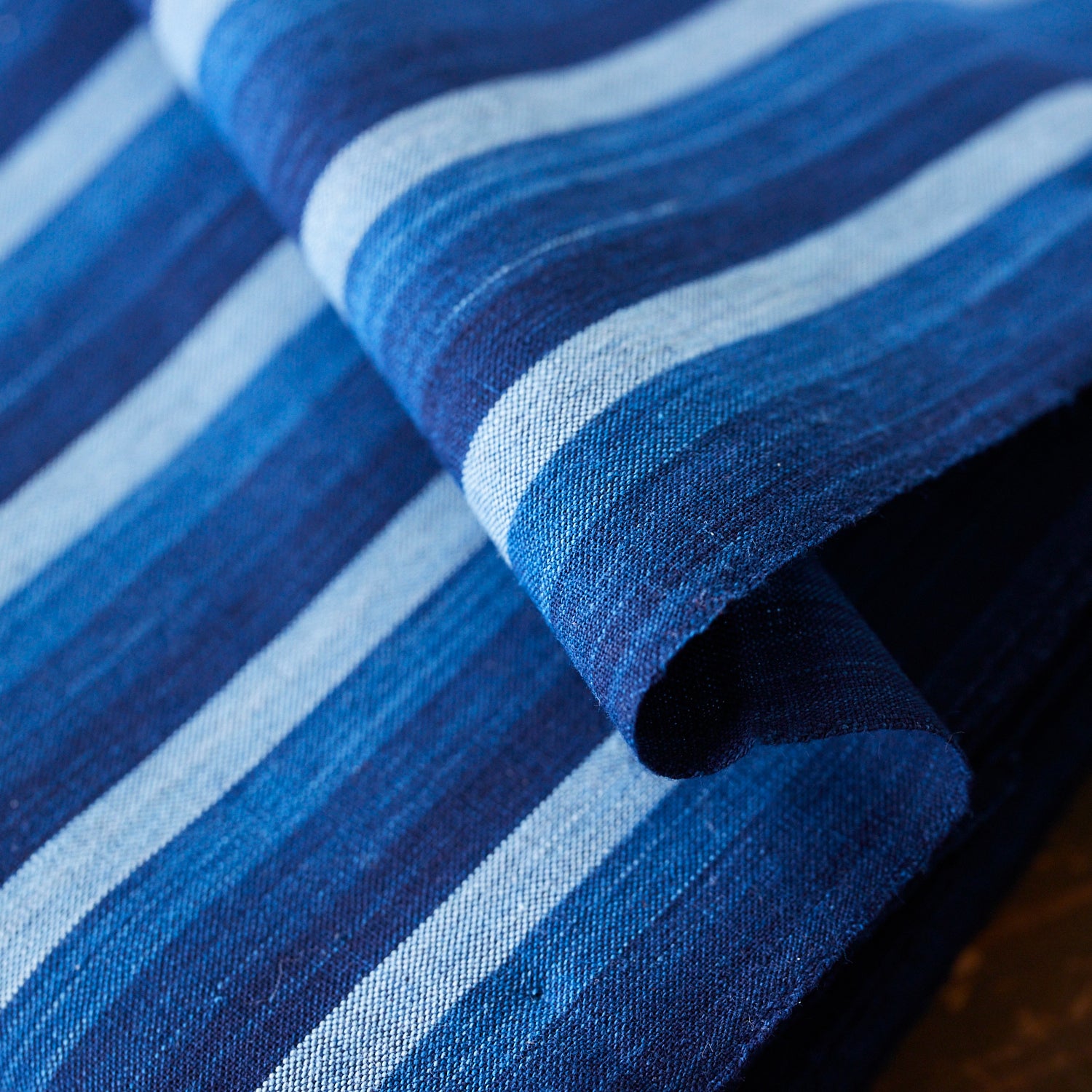 Natural Indigo Yarn-dyed Cotton TMF-001-1 | Kokka Fabrics