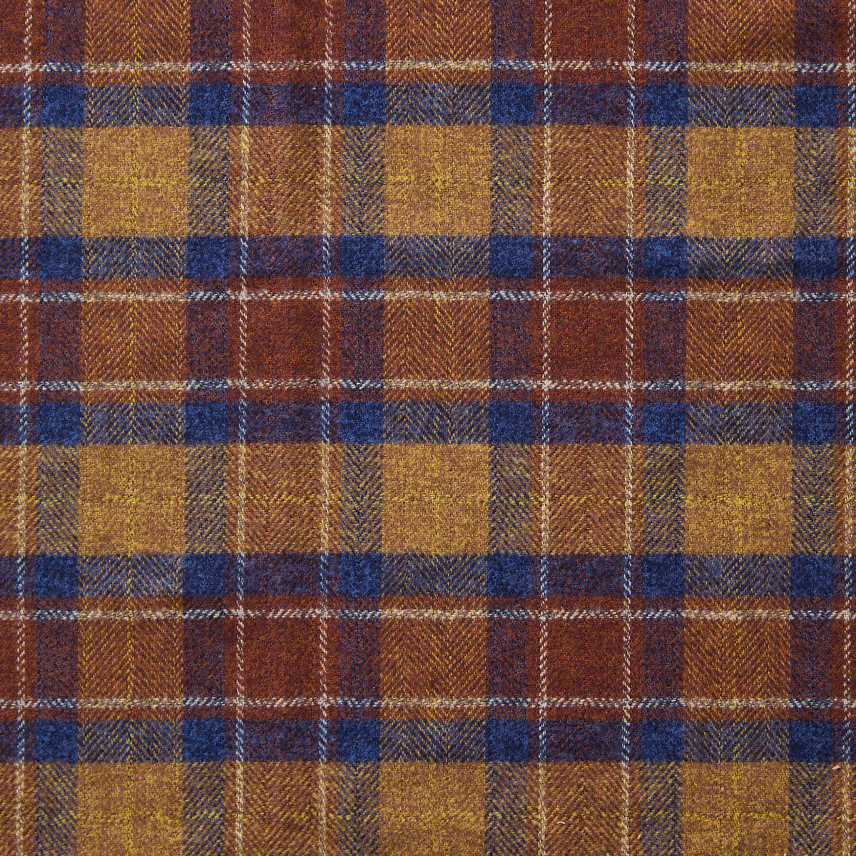 [Fabric Sample] Cotton Yarn-dyed Herringbone Tweed