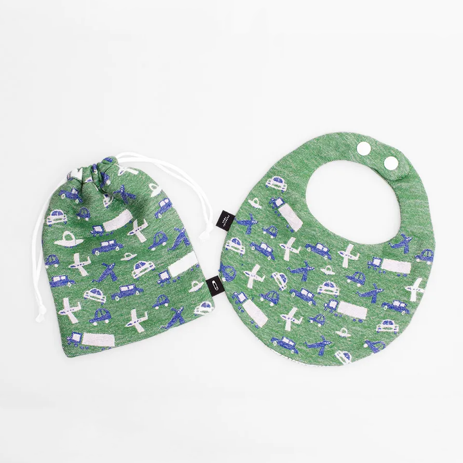 Clocomi Baby Bib &amp; Drawstring Pouch Kit