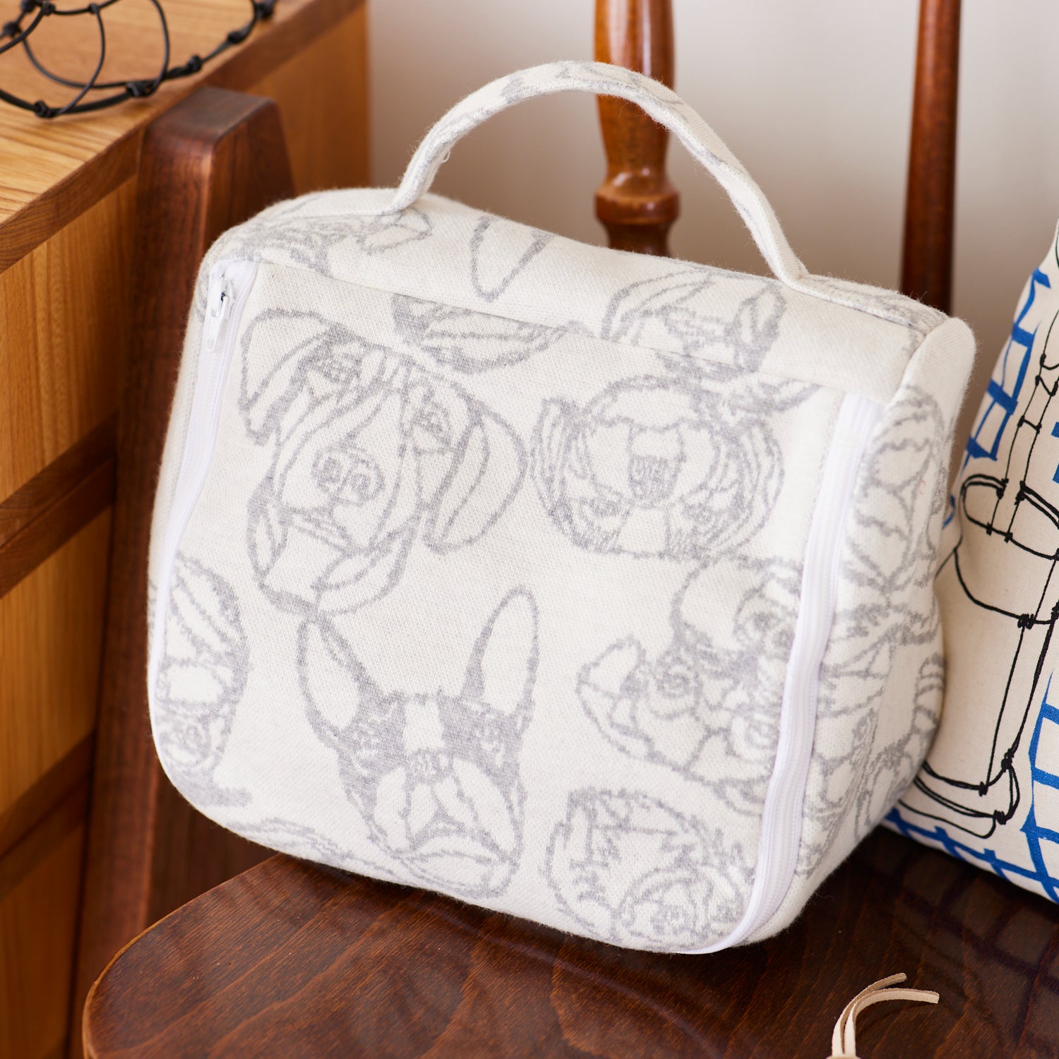 +HAyU Dog Cotton Knit Jacquard