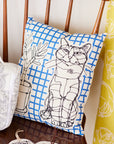 +HAyU Cat Panel Cotton Linen Canvas