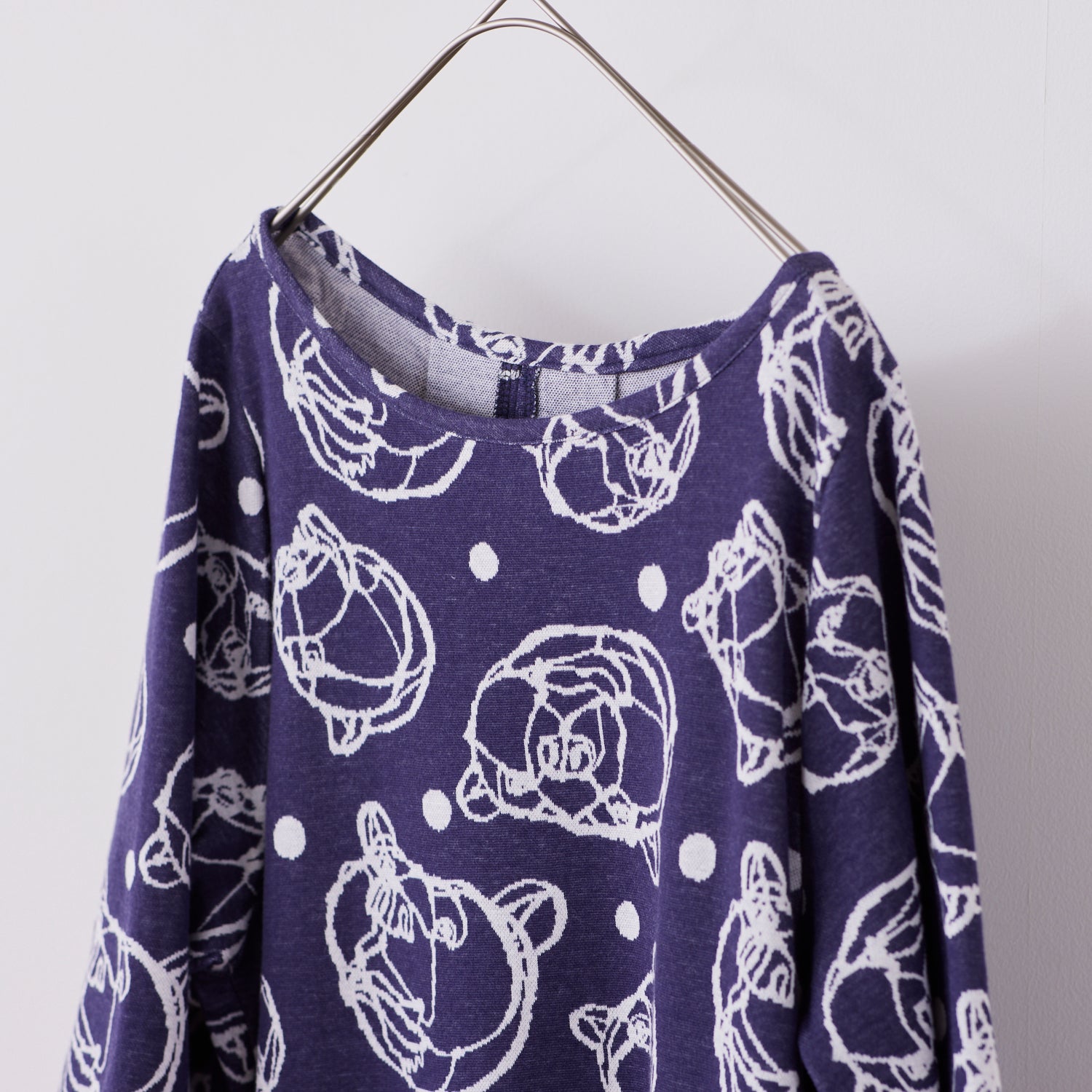 +HAyU Bear Cotton Knit Jacquard