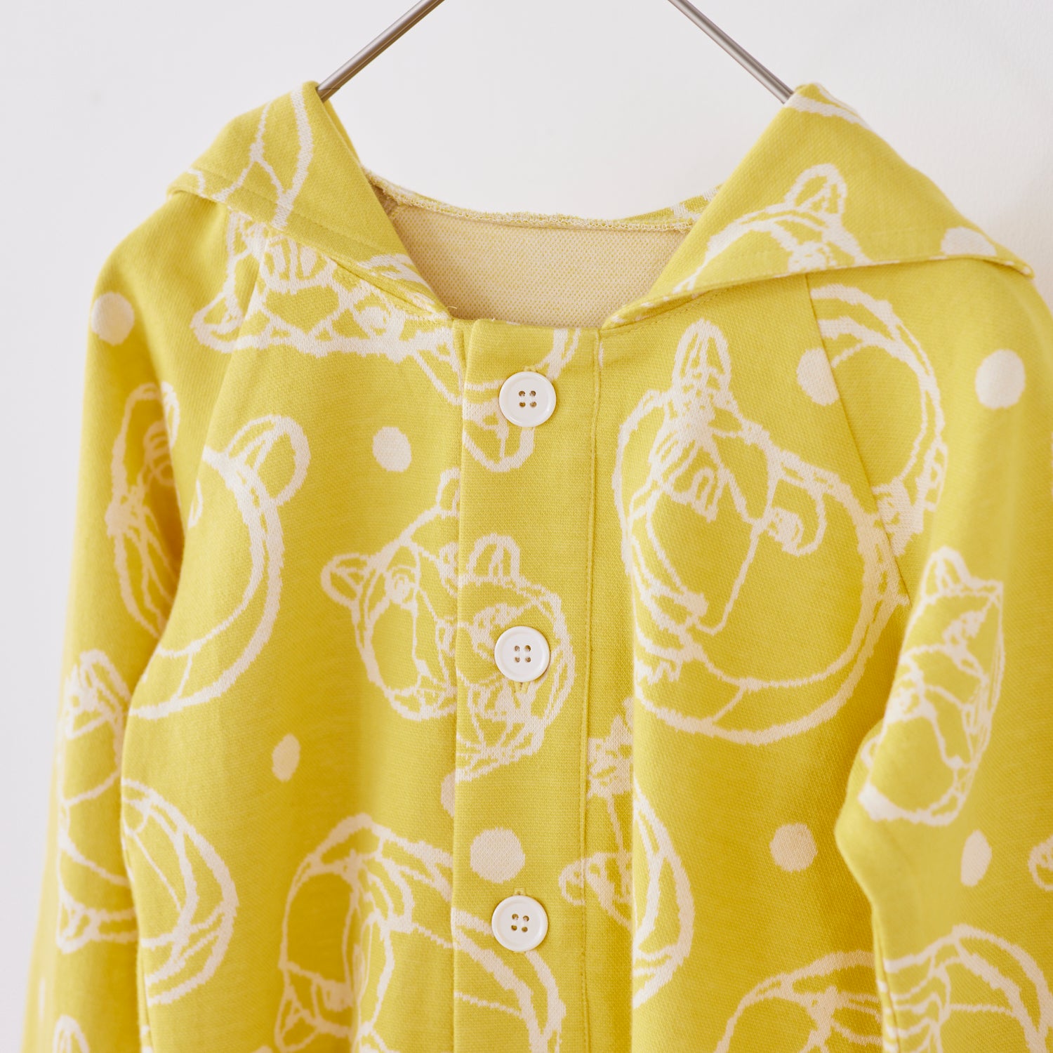 +HAyU Bear Cotton Knit Jacquard