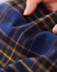 Cotton Yarn-dyed Flannel Plaid Fabric