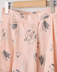 +HAyU Doves Embroidered Cotton Double Gauze - Pink