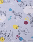 +HAyU African Animals Cotton Linen Canvas
