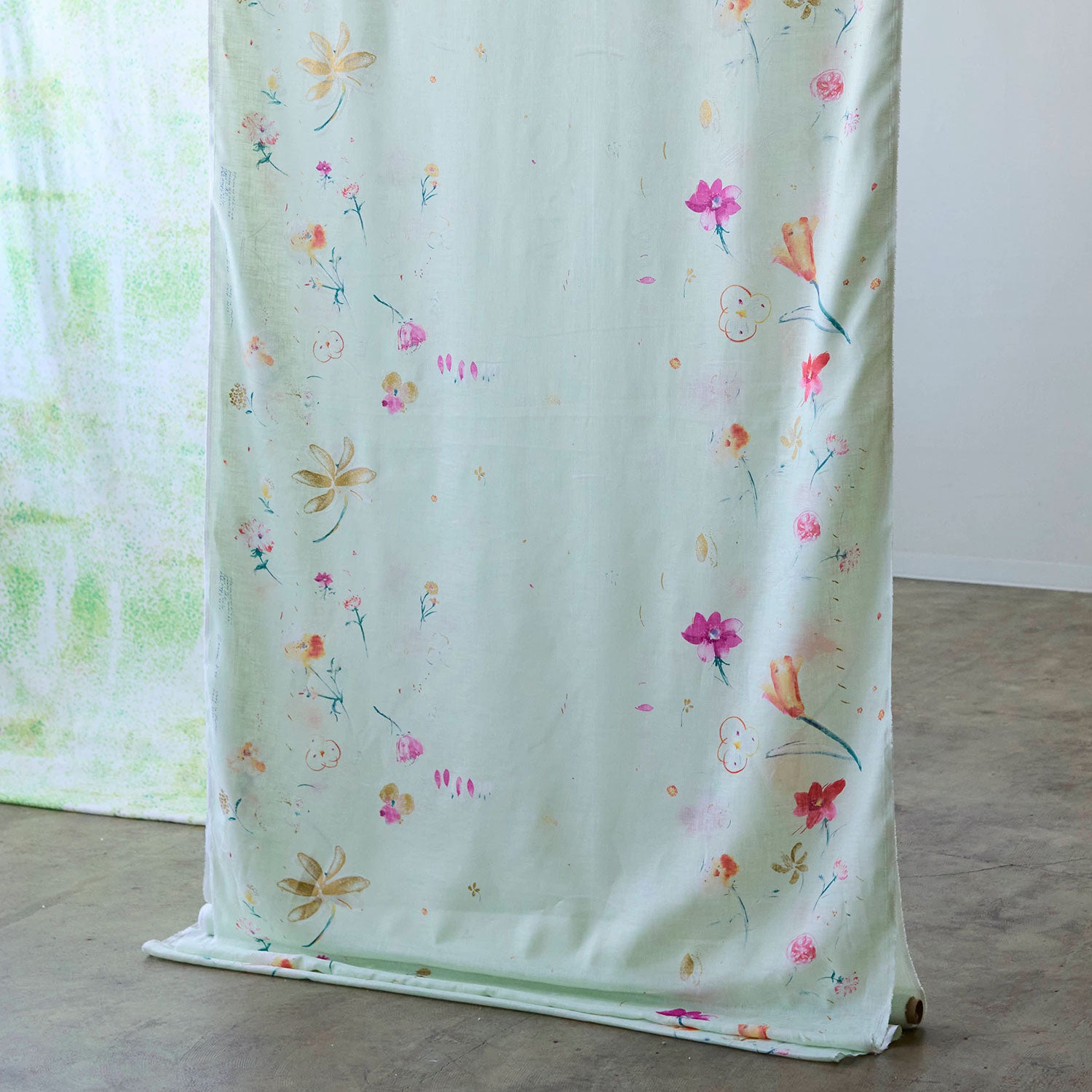 nani IRO Hana no toki niwa Linen Sheeting EGX-11441-1