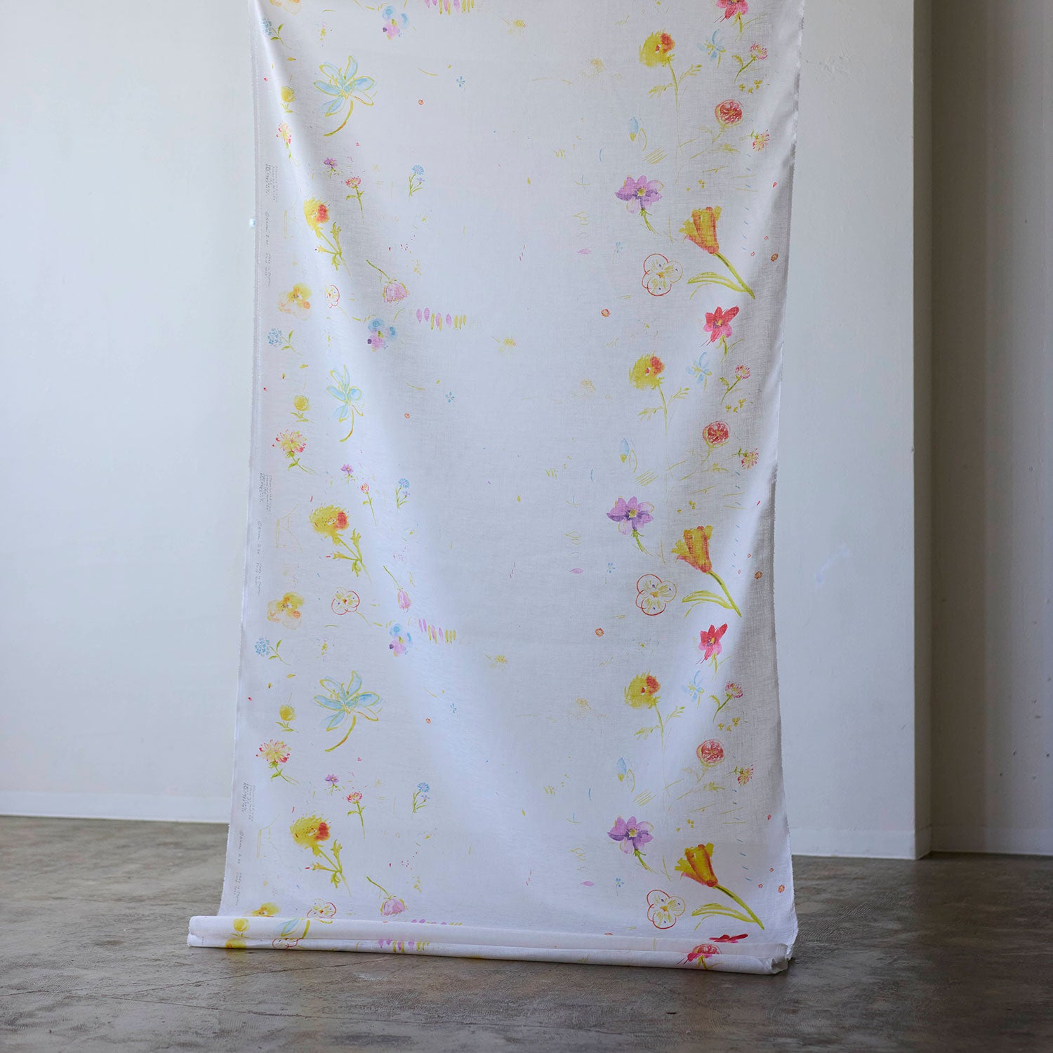 nani IRO Hana no toki niwa Organic Cotton Double Gauze | Kokka Fabrics