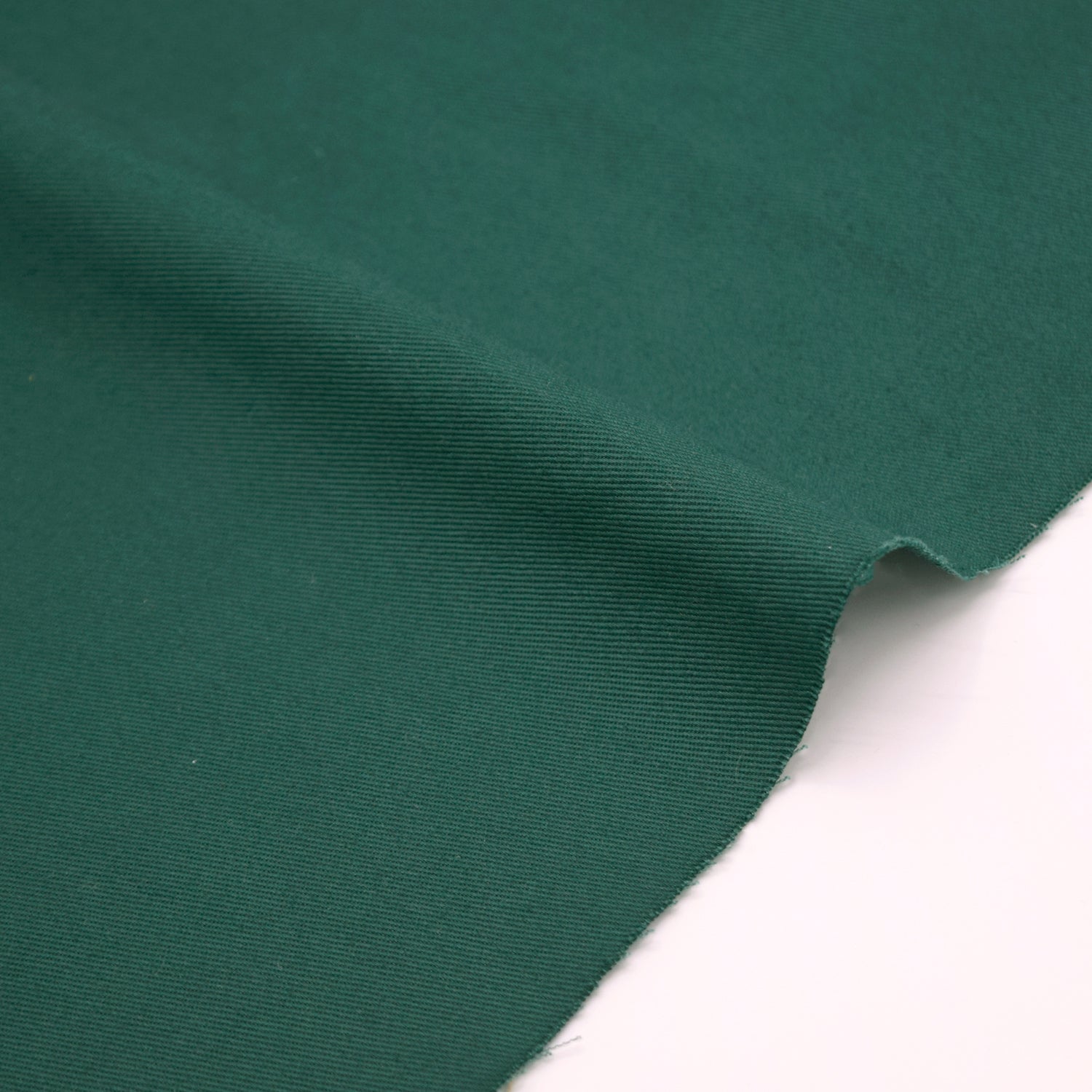 Cotton Midweight Twill - Bottle Green