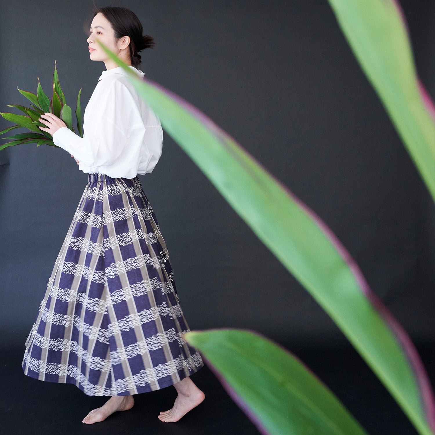 echino Field Cotton Linen Sheeting