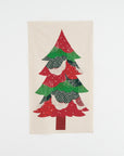 echino Xmas Tree Cotton Linen Canvas Panel Fabric EKX-98150-1