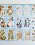Home Deco Looking Back Animals Cotton Sheeting YGA-86060-1