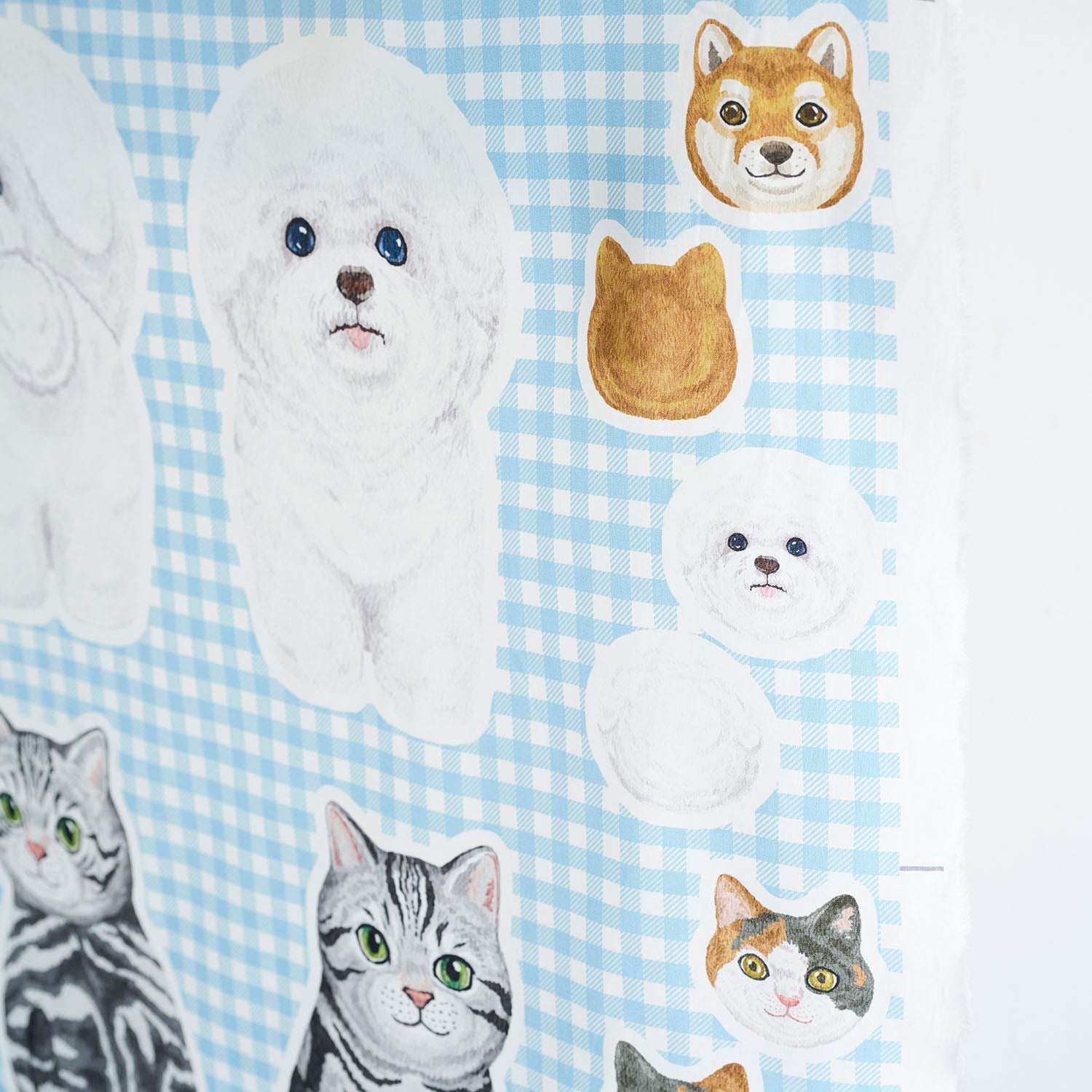 Home Deco Looking Back Animals Cotton Sheeting YGA-86060-1