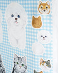 Home Deco Looking Back Animals Cotton Sheeting YGA-86060-1
