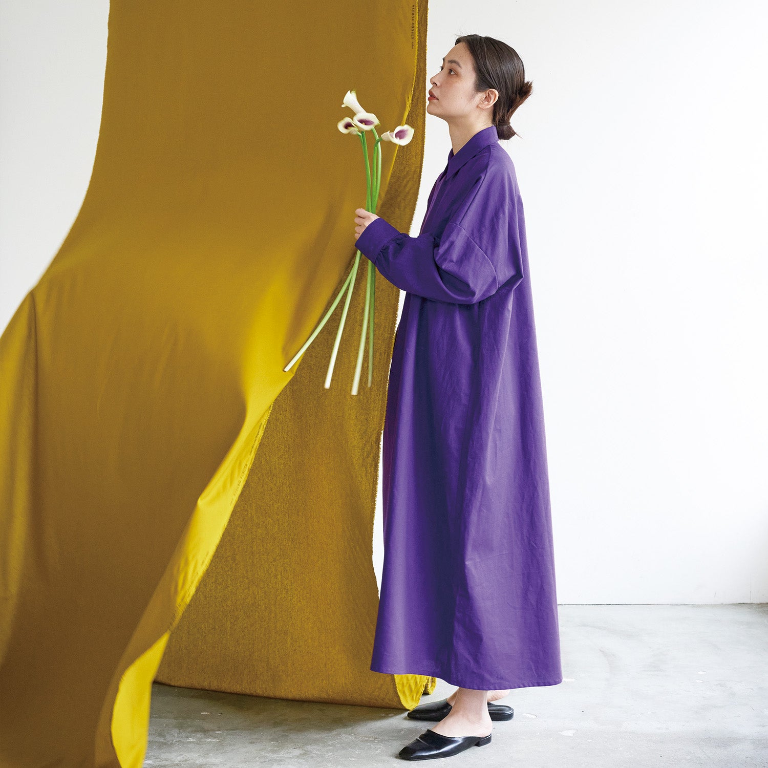 echino Solid Color Cotton Linen Canvas EKX-9800-800