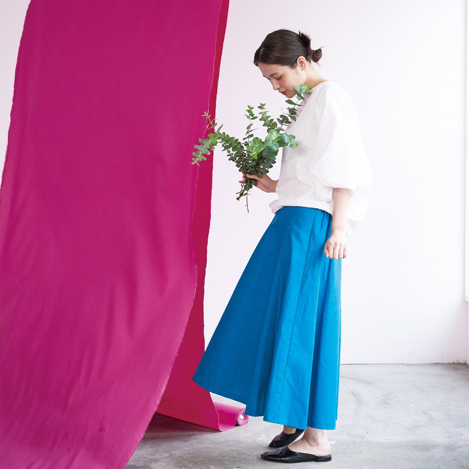 echino Solid Color Cotton Linen Canvas EKX-9800-800