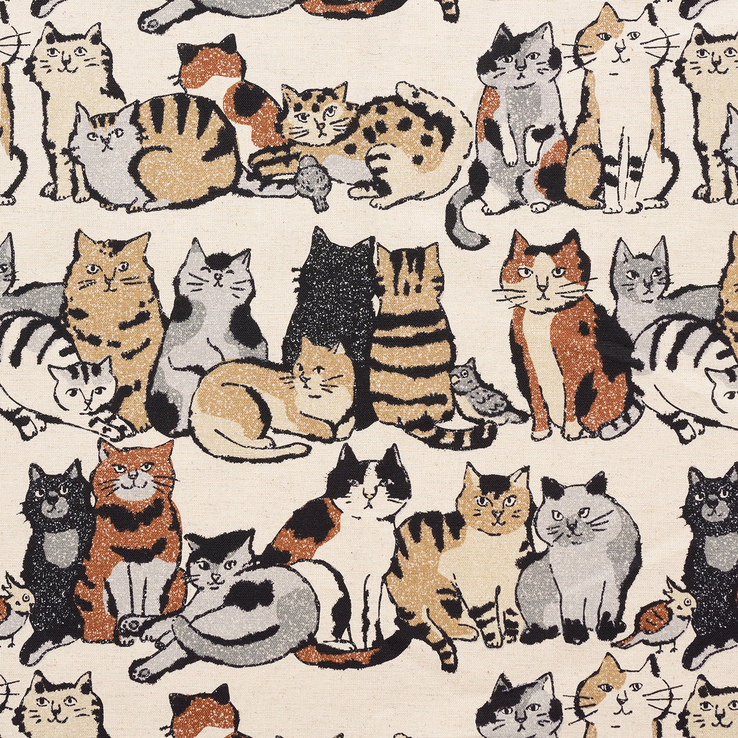 Art Cat Cotton Linen Lightweight Canvas