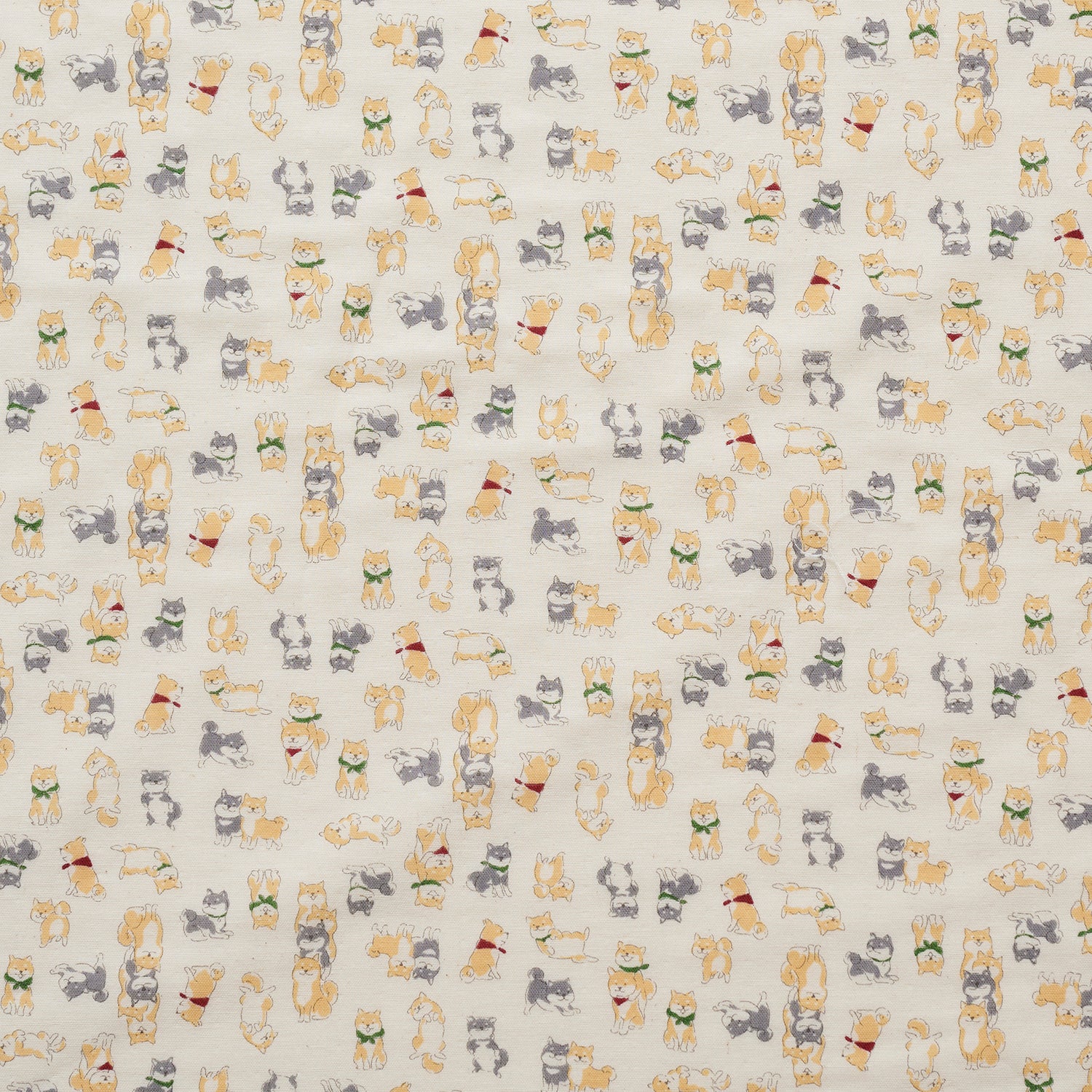Chibi-pri Shiba Inu Cotton Double Gauze