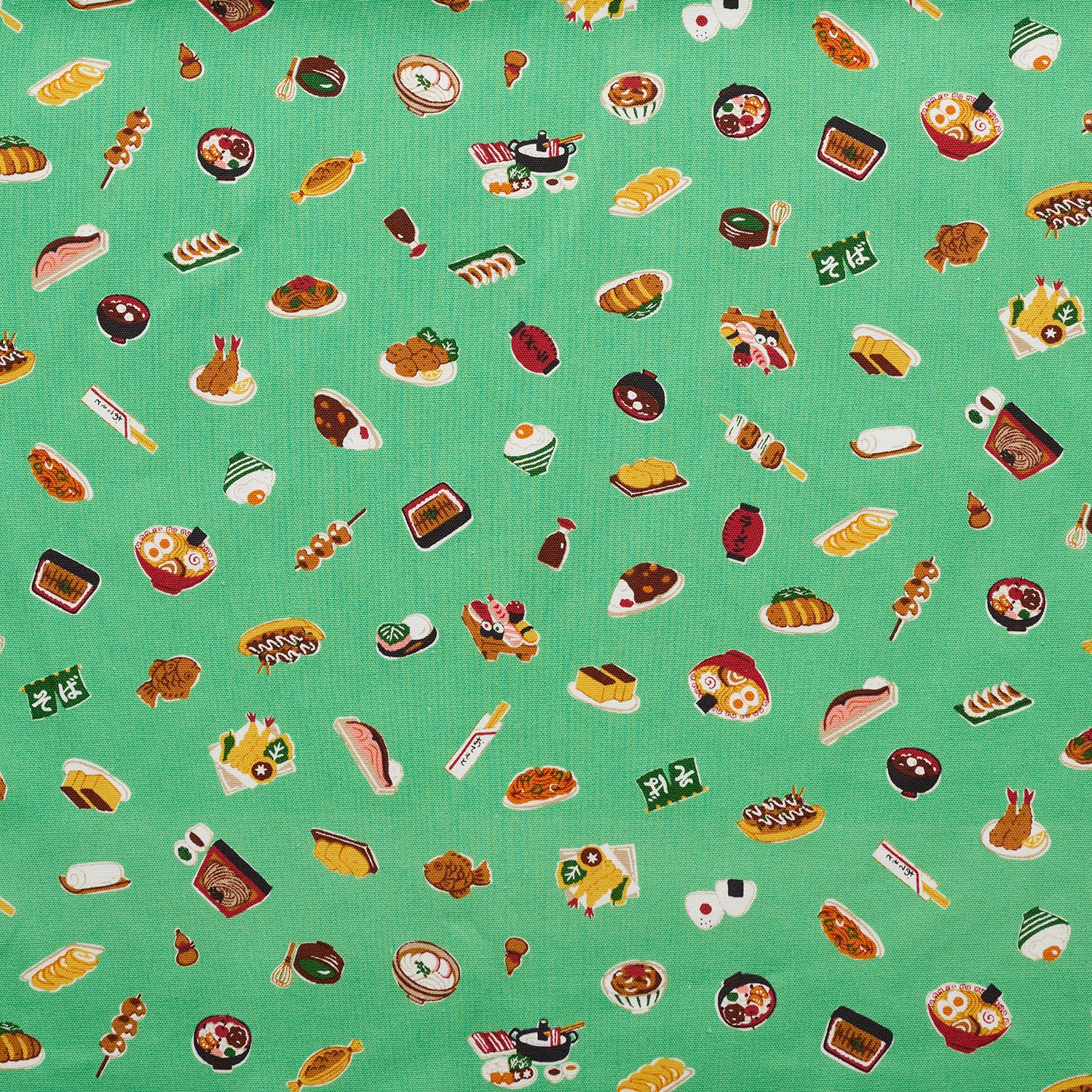 Japanese Foods Cotton Oxford