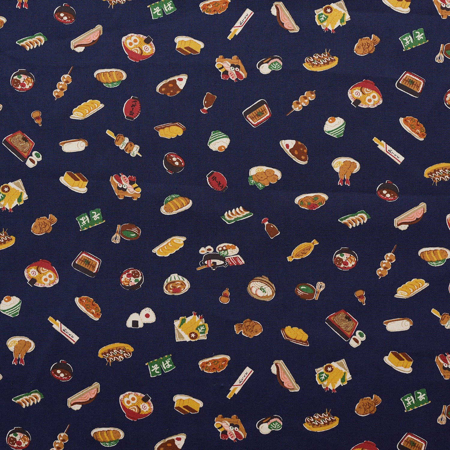 Japanese Foods Cotton Oxford