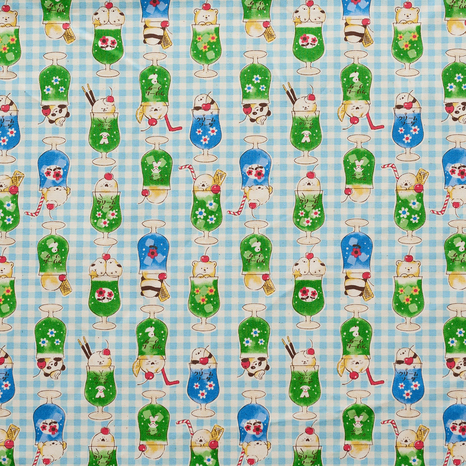 Delicious Animal Cream Soda Cotton Oxford