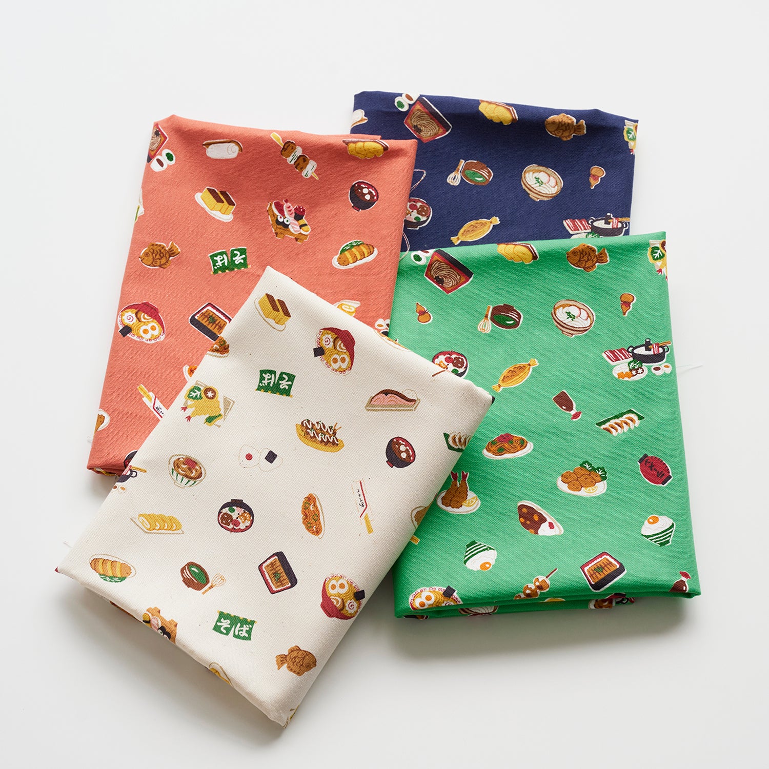 Japanese Foods Cotton Oxford