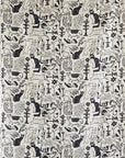 [Fabric Sample] NekoNoe by Ayano Tamuro - Botanical Cats Cotton Linen Canvas EYX-1820-1
