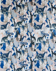 [Fabric Sample] NekoNoe by Ayano Tamuro - Cat Crowd Cotton Sheeting EYX-1800-1