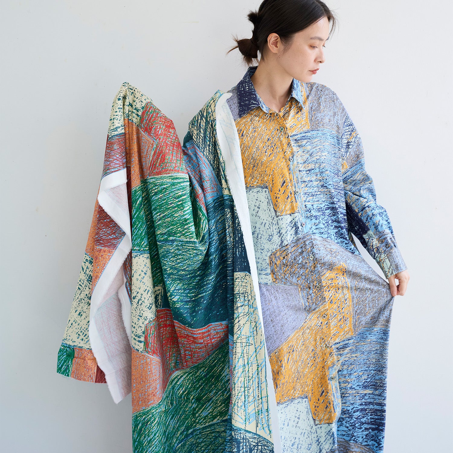 KESHIKI Station City Cotton Viyella EKX-4810-1