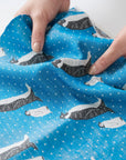 Clocomi Penguin Family Jacquard Fabric TS-2064-1
