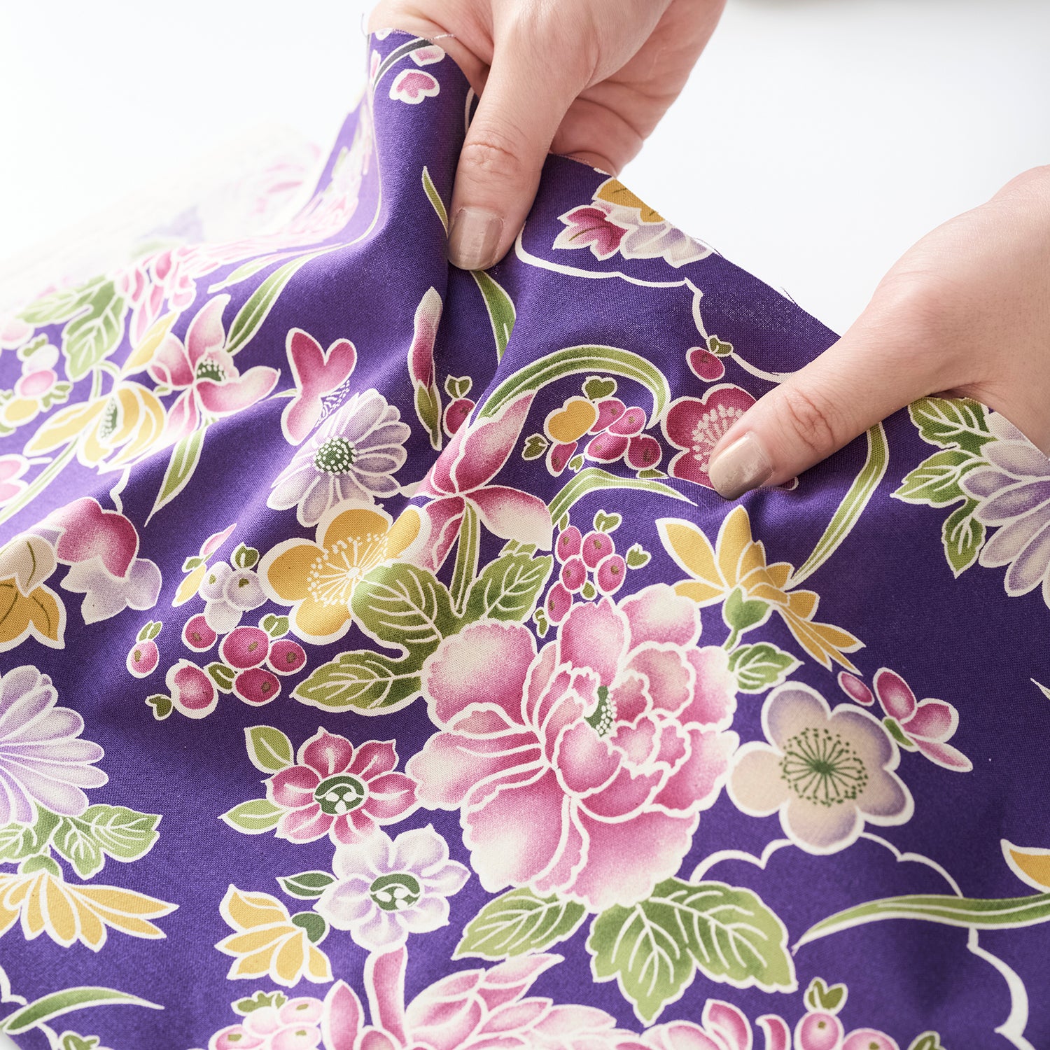 Japanese Floral Prints Cotton Sheeting | Kokka Fabrics
