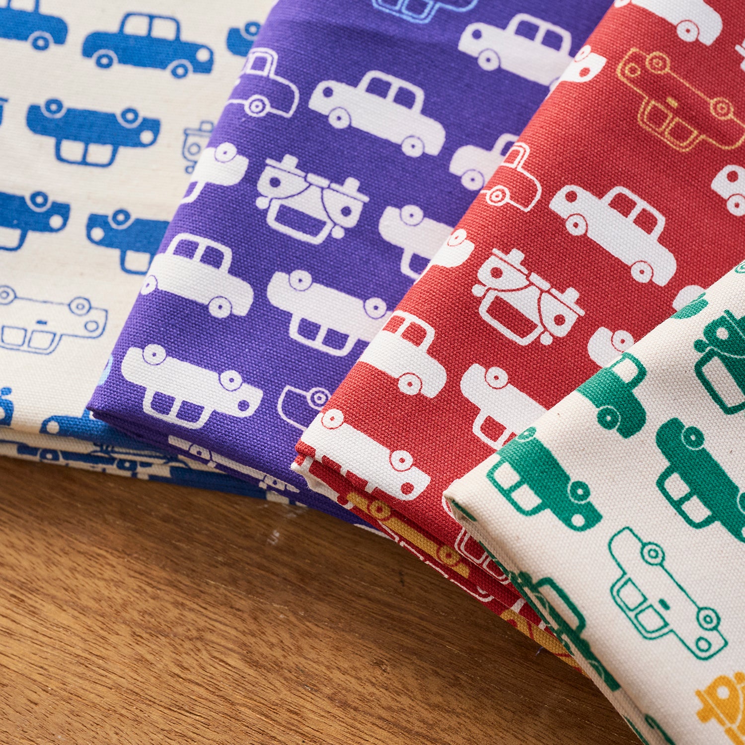 Simply Palette Car Prints Cotton Oxford