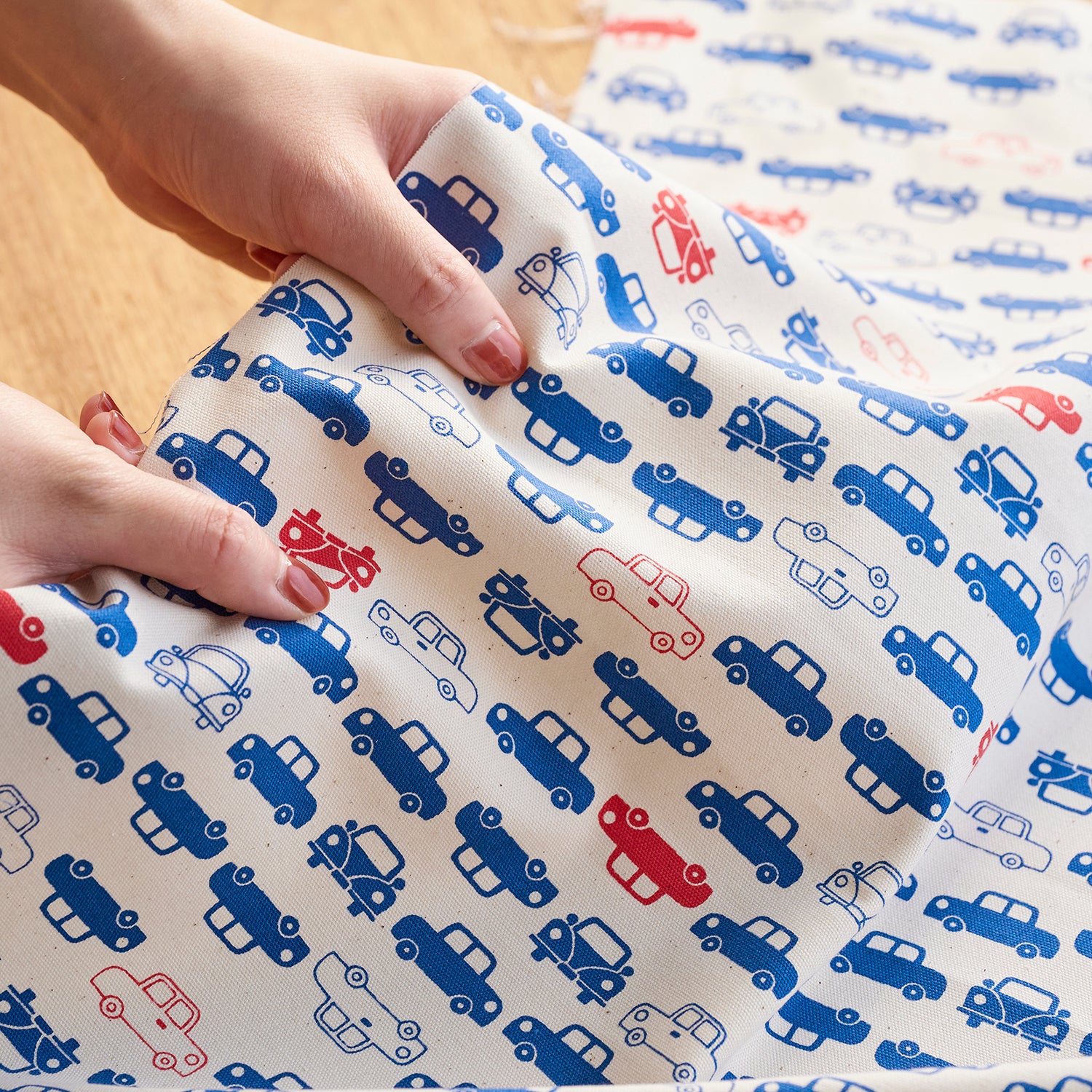 Simply Palette Car Prints Cotton Oxford