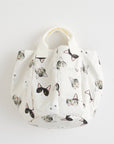 [Fabric Sample] Three Cats Cotton Sheeting