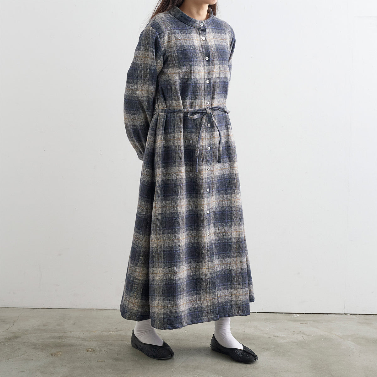 [Fabric Sample] Cotton Yarn-dyed Herringbone Tweed