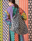 [Fabric Sample] echino Geometric Panels Canvas