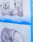 Animania Sea Otter Cotton Sheeting Panel