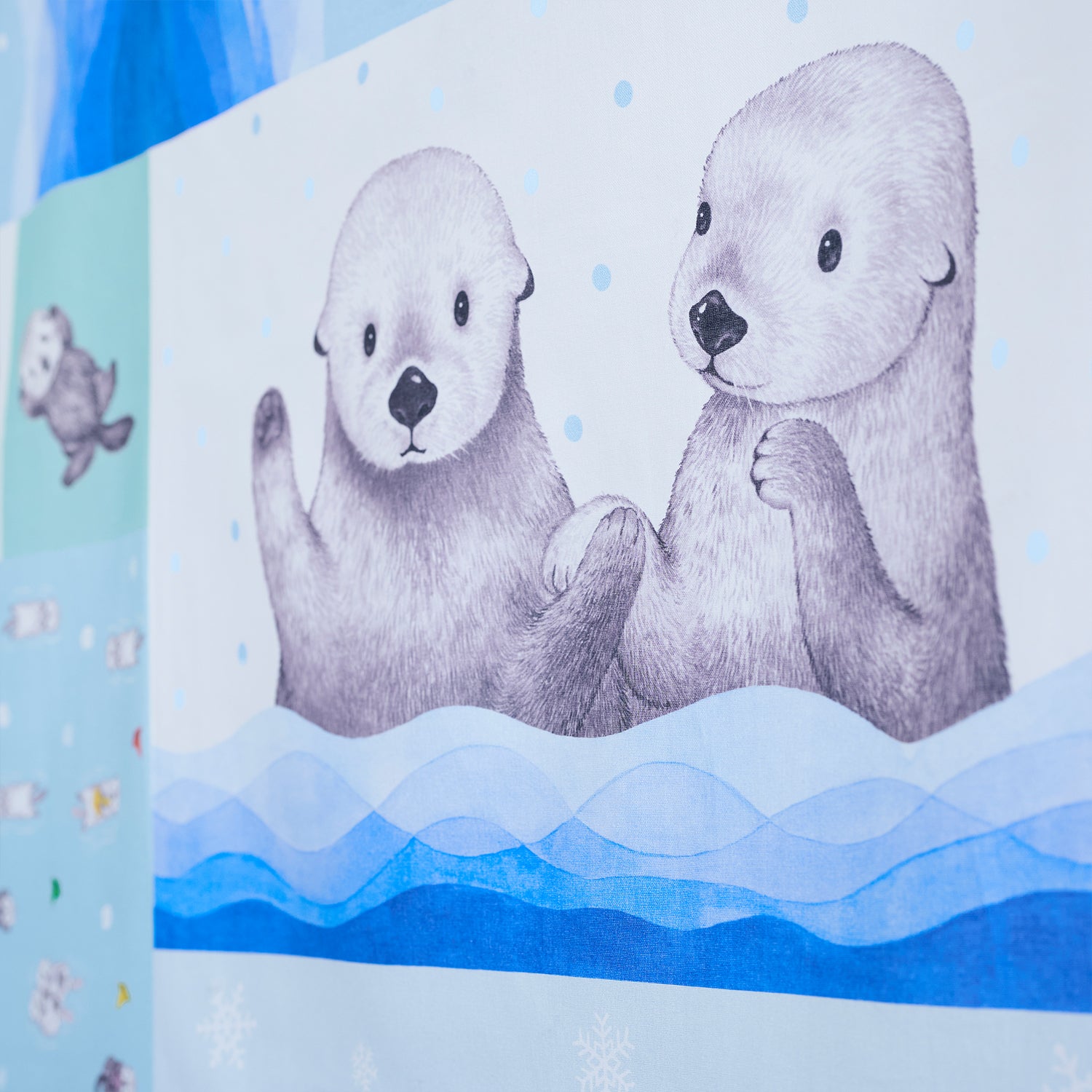 Animania Sea Otter Cotton Sheeting Panel