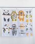 Home Deco Swinging Friends Panel Fabric YGA-91080-1