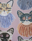 Kari Ishikawa Cotton Sheeting - We Are Cats