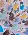 Kari Ishikawa Cotton Sheeting - We Are Cats