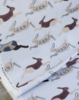 Kari Ishikawa Cotton Sheeting - Hopping