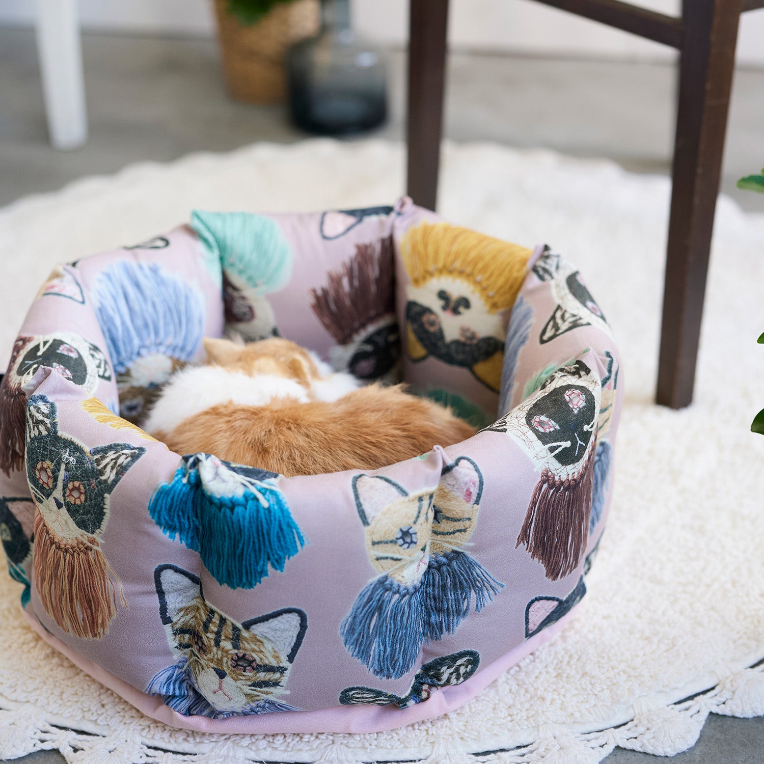 Kari Ishikawa Cotton Sheeting - We Are Cats