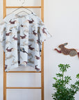 Kari Ishikawa Cotton Sheeting - Hopping