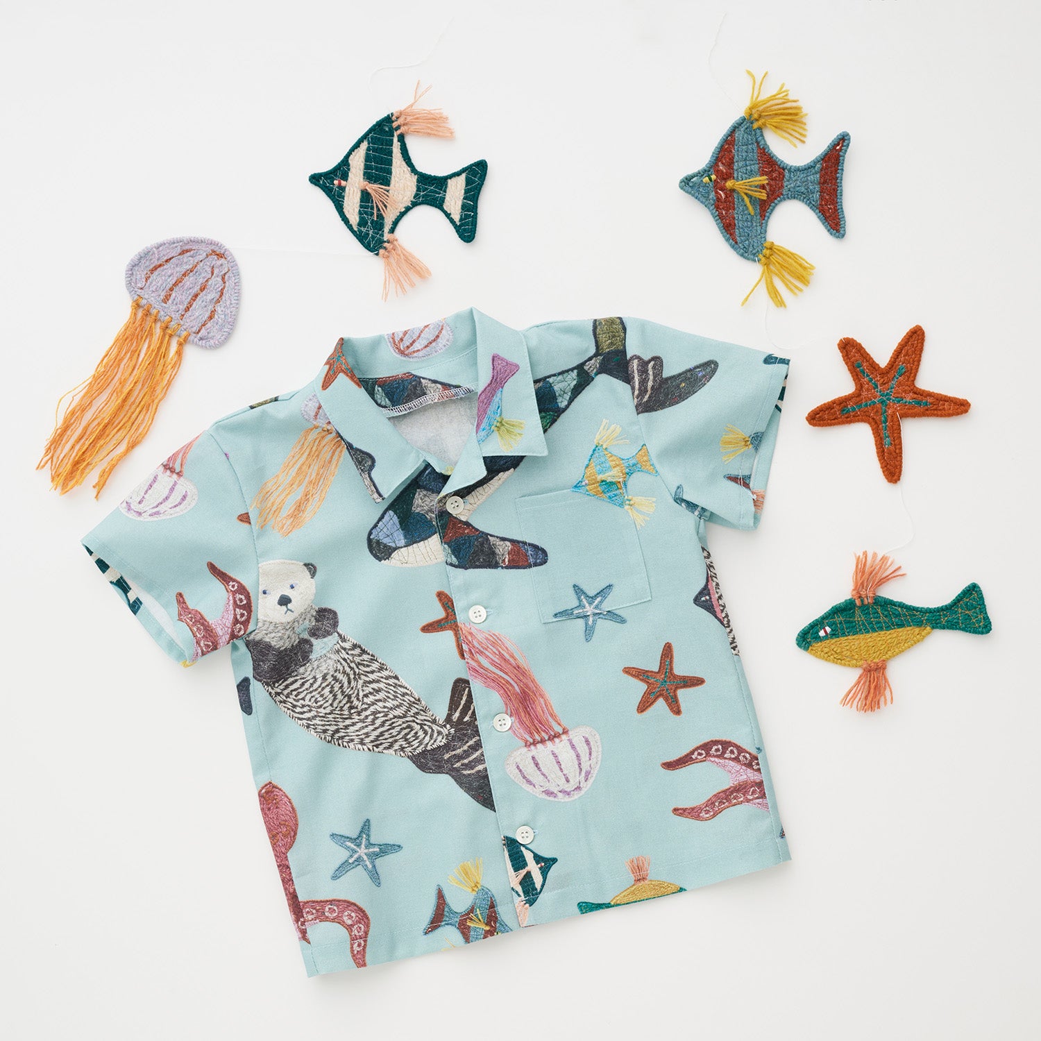Kari Ishikawa Cotton Sheeting - In the Sea