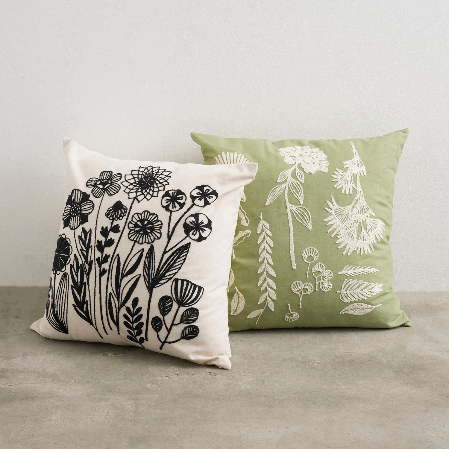 Bookhou Embroidered Cushion Cover